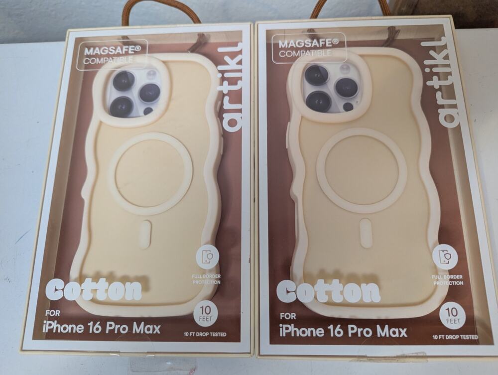 Artikl Cotton Phone Case for iPhone 16 Pro Max Magsafe Compatible Brand New x2